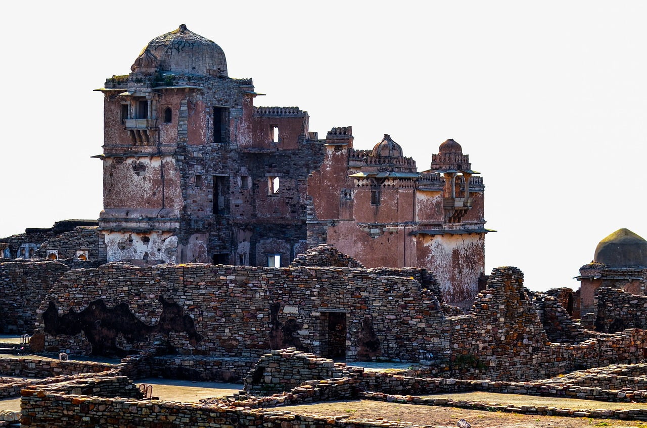 A picture of chittorgarh fort.