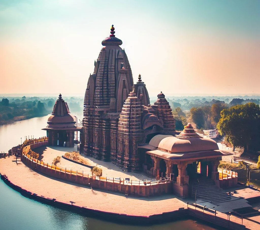 decorative image of shiva temples in north india