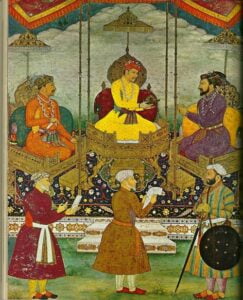 Mughal Indian Paintings. Another master piece of indian miniature painting.