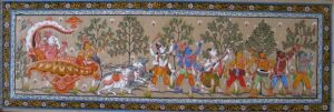 Patta chitra. Another beautiful paiinting related to Indian Folk art.