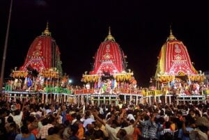 Chariots: In addition to rath yatra