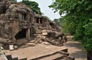 udayagiri caves. Though it is an partial view.