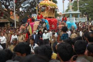 Another image during mysore dasara one of the famous festivals in karnataka.