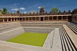 Temple tank also called Shringeri Teertha.