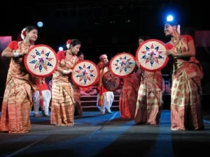 Dance performance in bihu festival