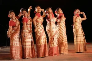Another dance performance in bihu festival
