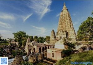 Another view of Mahabodhi Temple.
